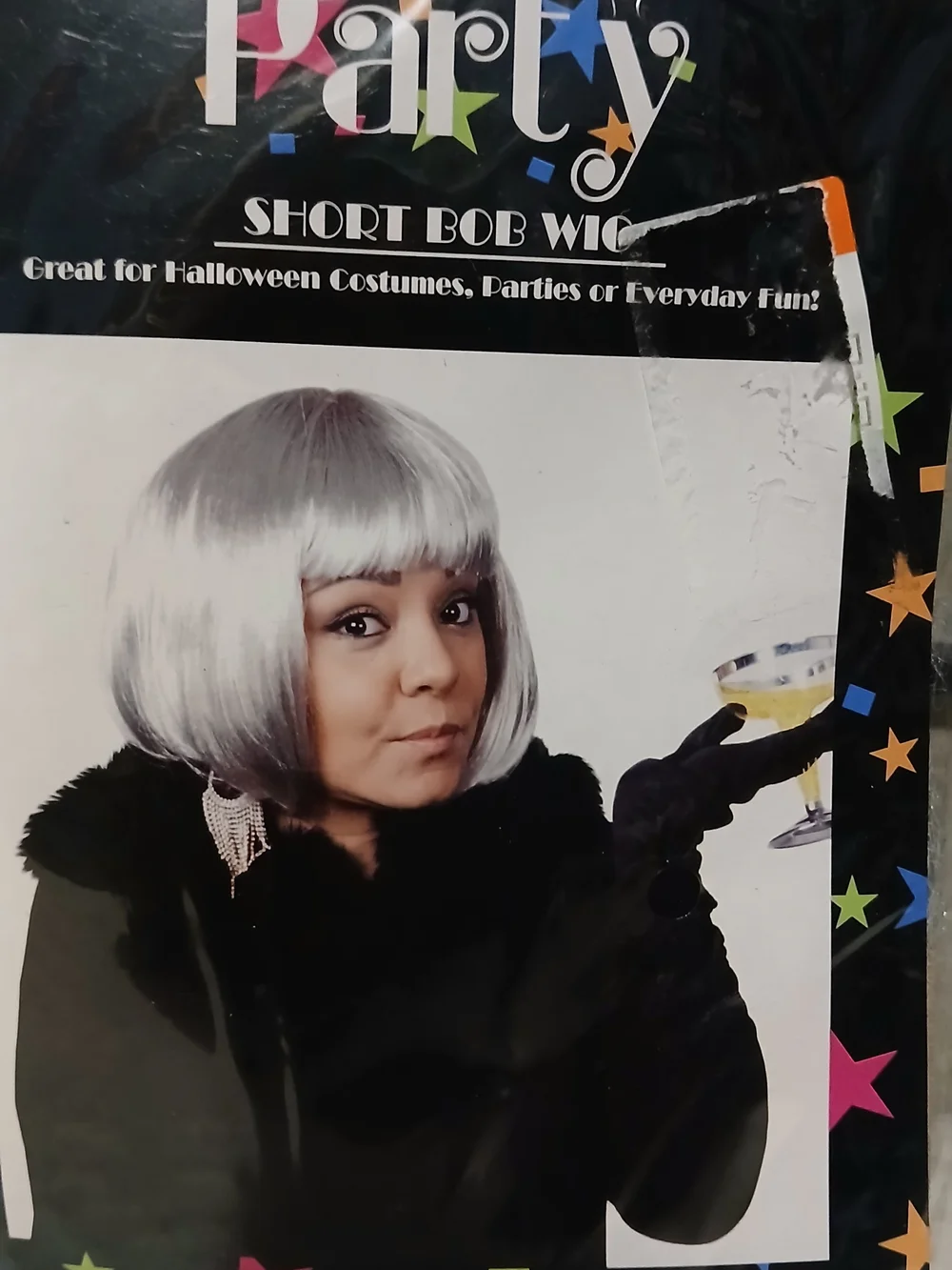 Party Short Bob Wig - Silver